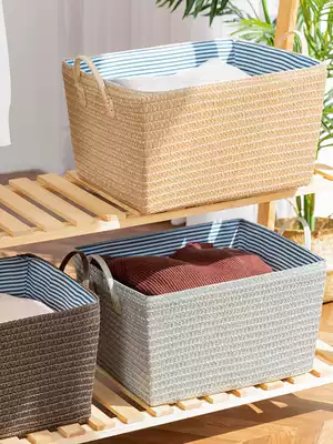 Household dirty clothes basket Nordic dirty clothes storage basket dirty clothes basket toys storage basket laundry basket large size