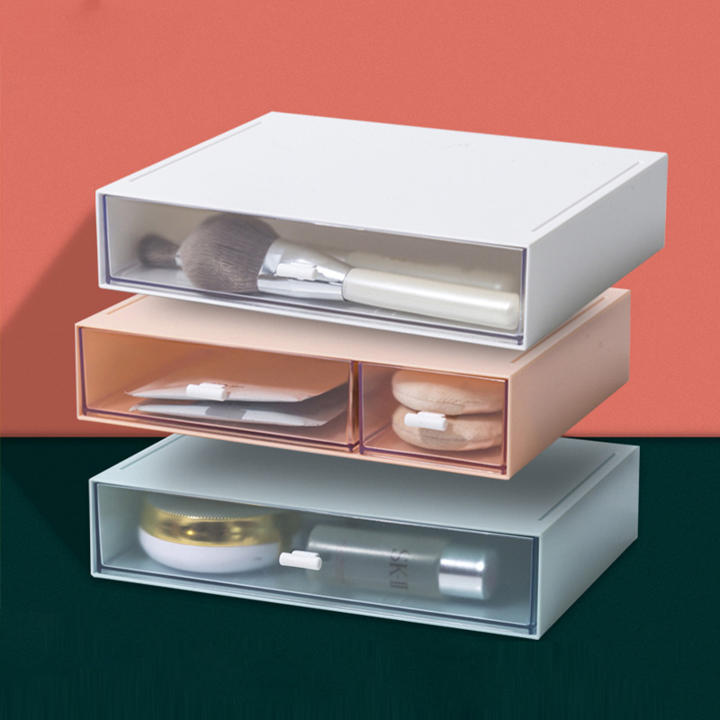 Desktop artifact storage box office sundries drawer type student stationery cosmetic rack plastic storage box