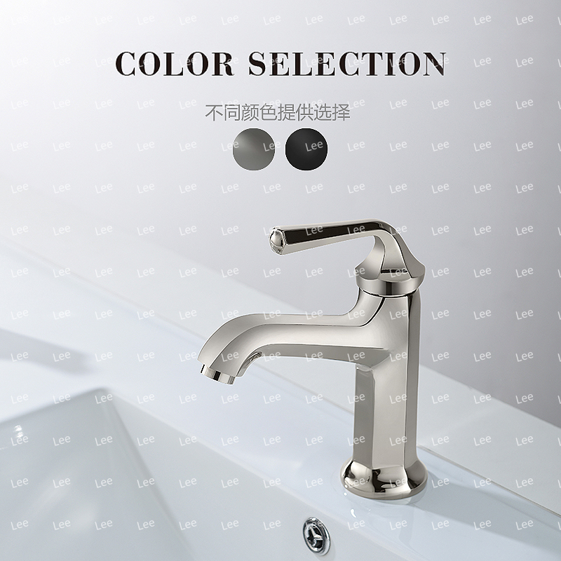 Concise style diamond gold black nickel tap-Taobao