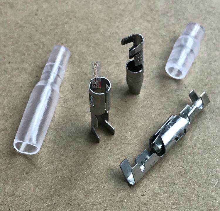 Car motor vehicle 4 0 bullets one drag one 1 to 1 male and female plug connection wire wire terminal circuit modification