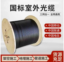 4-core outdoor single-mode optical fiber national standard 6-core 8-core 12-core 24-core 48-core 72-core 96-core 144-core layer twisted optical cable