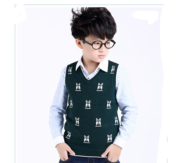 Gilet garcon en cachemire - Ref 2067676 Image 10