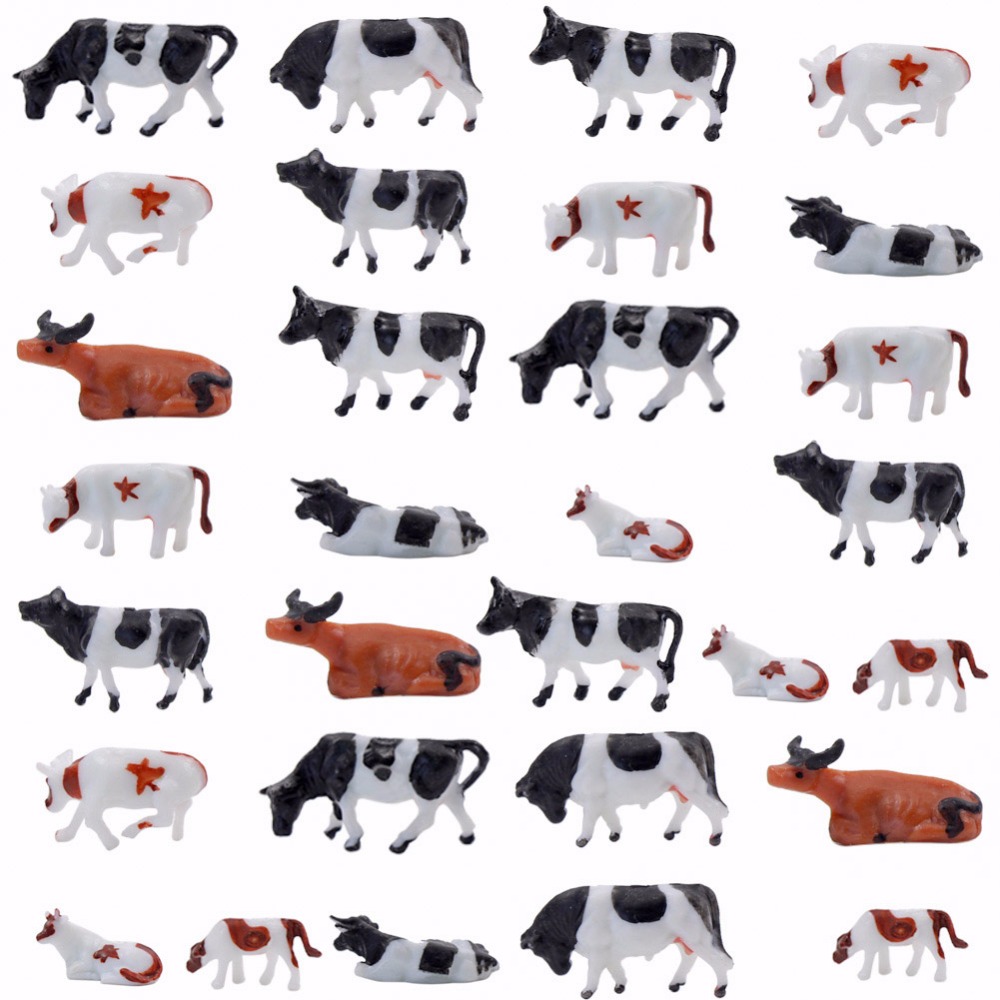 1:87-1:150 Construction Sand Tray Model White Color Marcow Sheep Animal Scene Model Accessories