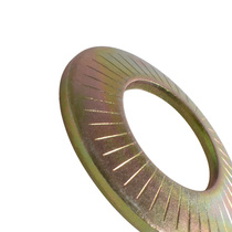 Galvanized butterfly washer anti-slip gasket saddle-shaped single-sided toothed washer anti-loosening locking gasket φ4-φ16