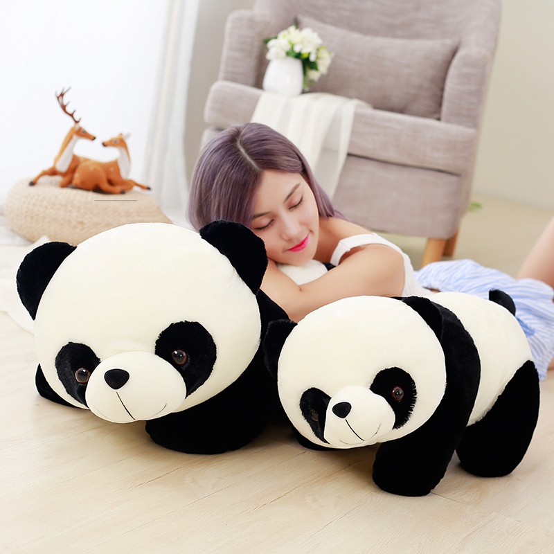 Panda Paparazzi Cuddle with Bear Mao suede Budoll Big Number Doll Sleeps Pillow Cute Super Cute To Send Girls Day Gifts