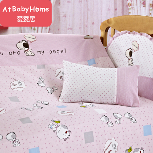 Baby cot bedding kit of eight sets of bed linen pillow pillow core cotton crib surround and wash kit-Taobao