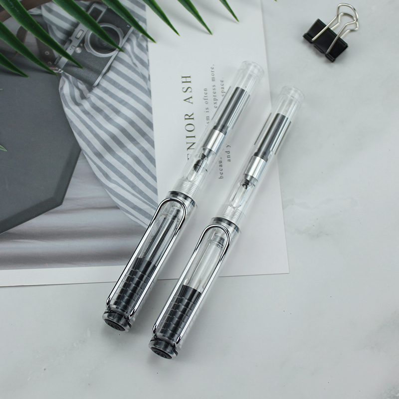 HERO Hero Pen Official Flagship Personality Transparent Zhengpose 359 Elementary School Students With Adults Business Office Writing Practice Words for men and women Cute Plastic Pen Special Finance Pen Custom Lettering