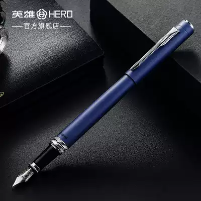 HERO Hero pen official flagship store 958 adult men and women business students use calligraphy and writing beginners third grade ink Iridium pen sharp 0 5 mm lettering custom logo