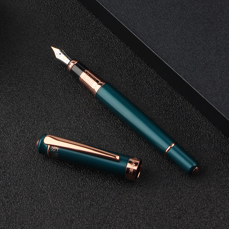 HERO Hero Official Flagship Store Pen 849 Students pen Zhengpose Student Calligraphy Iridium Gold Gift Hard Pen Adult Men And Women Writing Business Office Ink Pen Gift Box Set-up