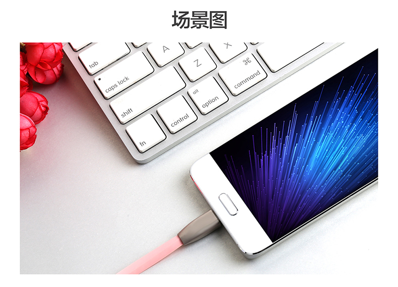 TOTU Zinc Alloy Connector Rhombic Quick Charge Type-C Cable for MacBook LeEco Type-C Input Devices