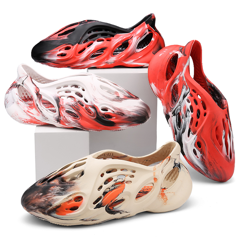 Vans Coconut Cotton Shoes Crocs ins Trendy Men's Sandals 2025 New Roman Beach Shoes Sports Cotton Slippers