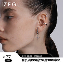 ZENGLIU retro ear clip ear clip no earrings female simple cold wind earrings advanced ear jewelry