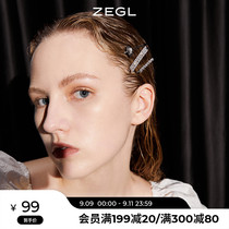 ZEGL designer flower bow hairclip female side Summer hairpin clip Net red hair accessories set combination