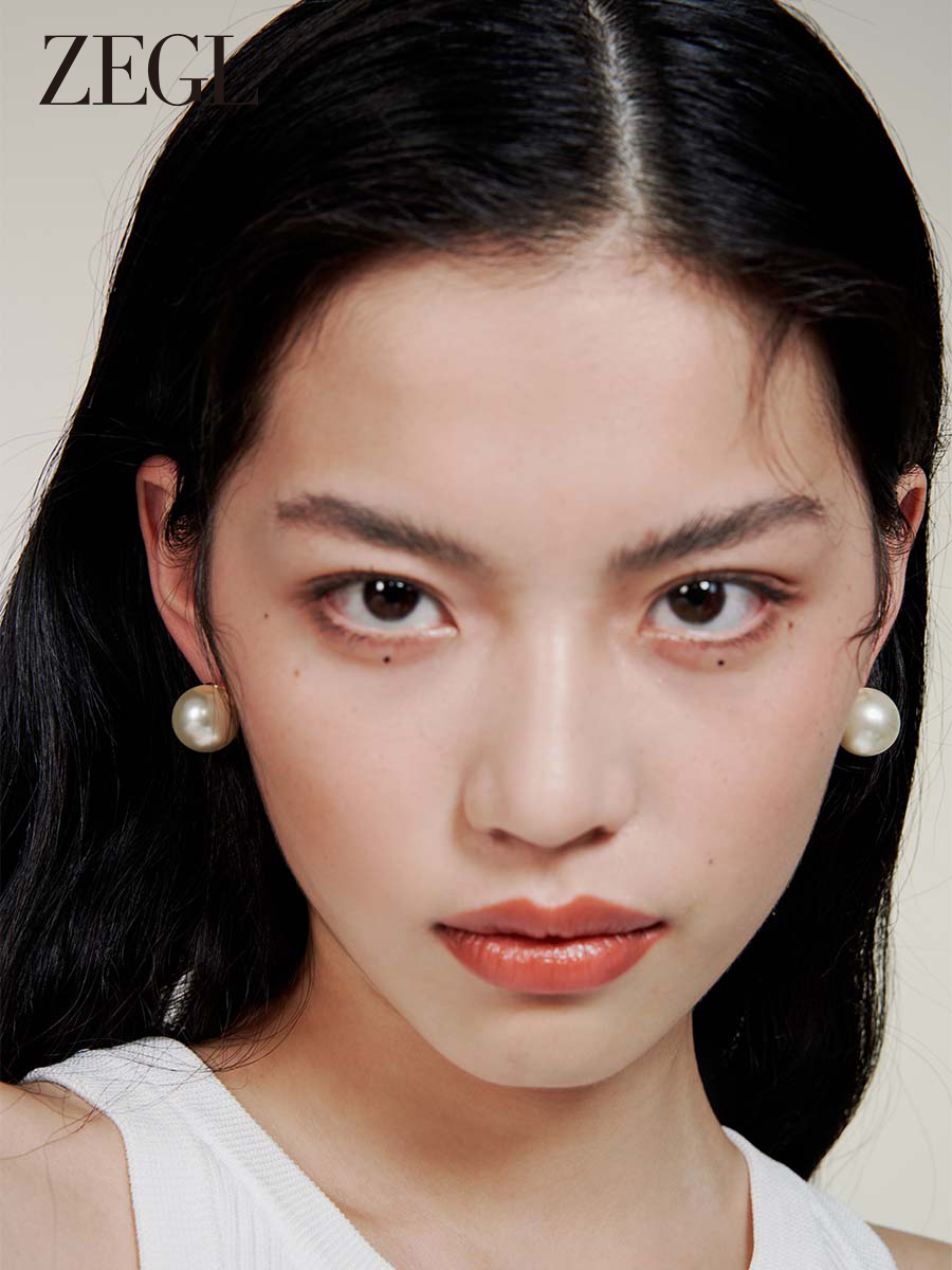 ZEGL法式女耳夹气质爆款大珍珠