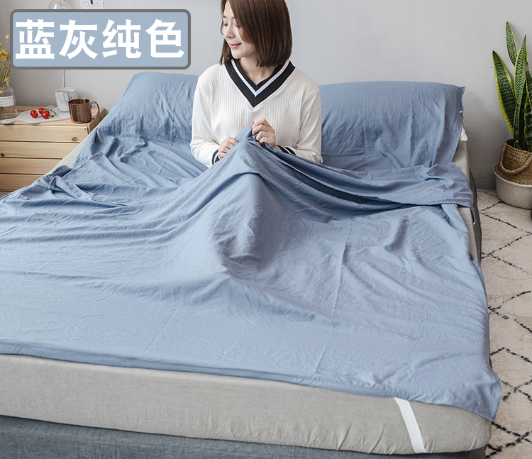 Khách sạn bẩn túi ngủ du lịch khách sạn chống bẩn tấm người lớn kinh doanh du lịch di động chăn đôi chăn mỏng da mềm túi ngủ đi rừng