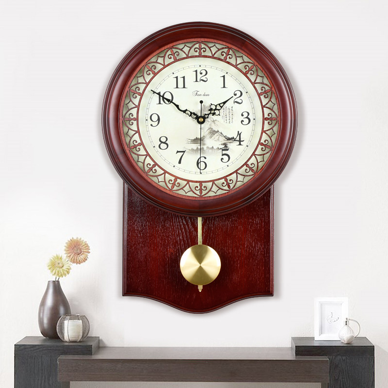 Hung Clocks Report Clock Drawing Room Large Number Creative Personality Chinese Table Antique Muted Art Eurostyle Fields Quartz Watches