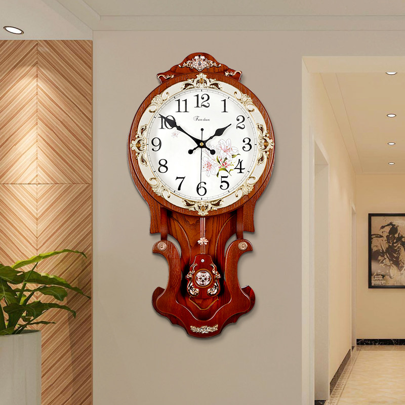 Watch-clock hanging clock Living room Clock Home Decorative Watch Art Hanging Wall Eurostyle Modern Minimalist Atmosphere Fashion Quartz Clocks