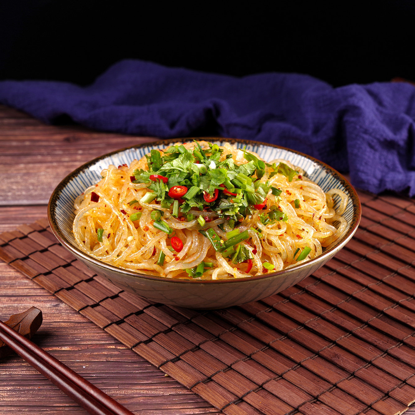 Handmade Peas Powder Strips 4 catties Qinghai Secret Specialty Sour Spicy Pink Hot Pot Farmhouse