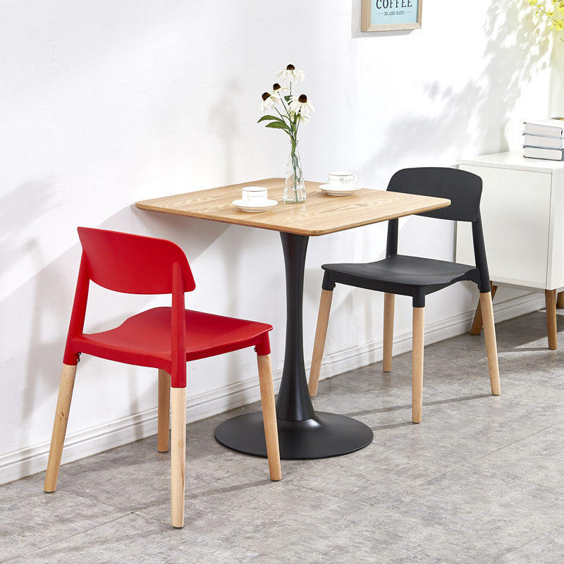 Milk Tea Shop Table and Chair Combination Dessert Cafe Western Restaurant Reception Leisure Negotiation Nordic Simple KFC Dining Table