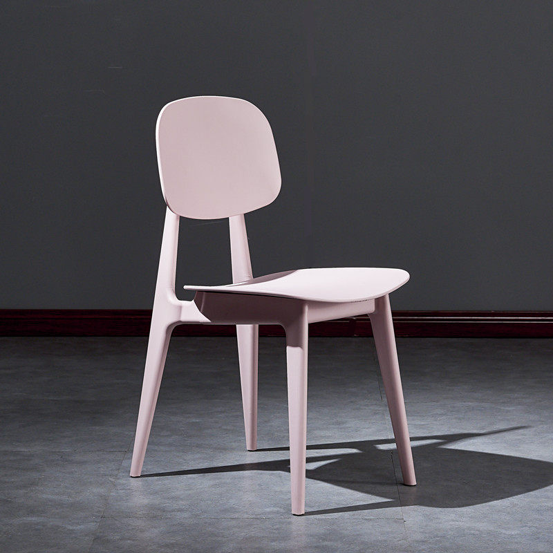Denmark Modern Simple Nordic Plastic Household Cafe Chair Personalized Café Confucius Chair Backing