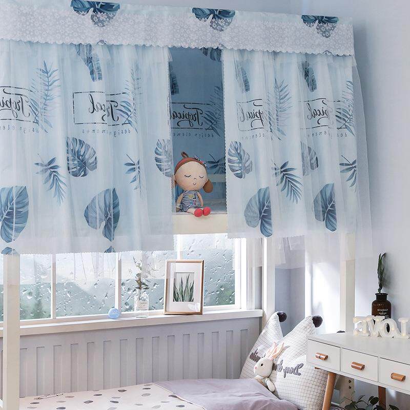 A complete set of dormitory bed curtains shading upper and lower bunk bedroom tents 0 9 dustproof 0 8 curtains 2020 new