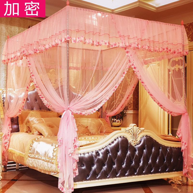 Bed nets 1 2 m 1 5m beds 1 8m beds double home three doors stainless steel brackets 2020 Summer new