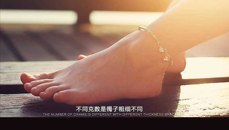 Bracelet de cheville Femme DIRE en Argenterie - Ref 3101510 Image 7