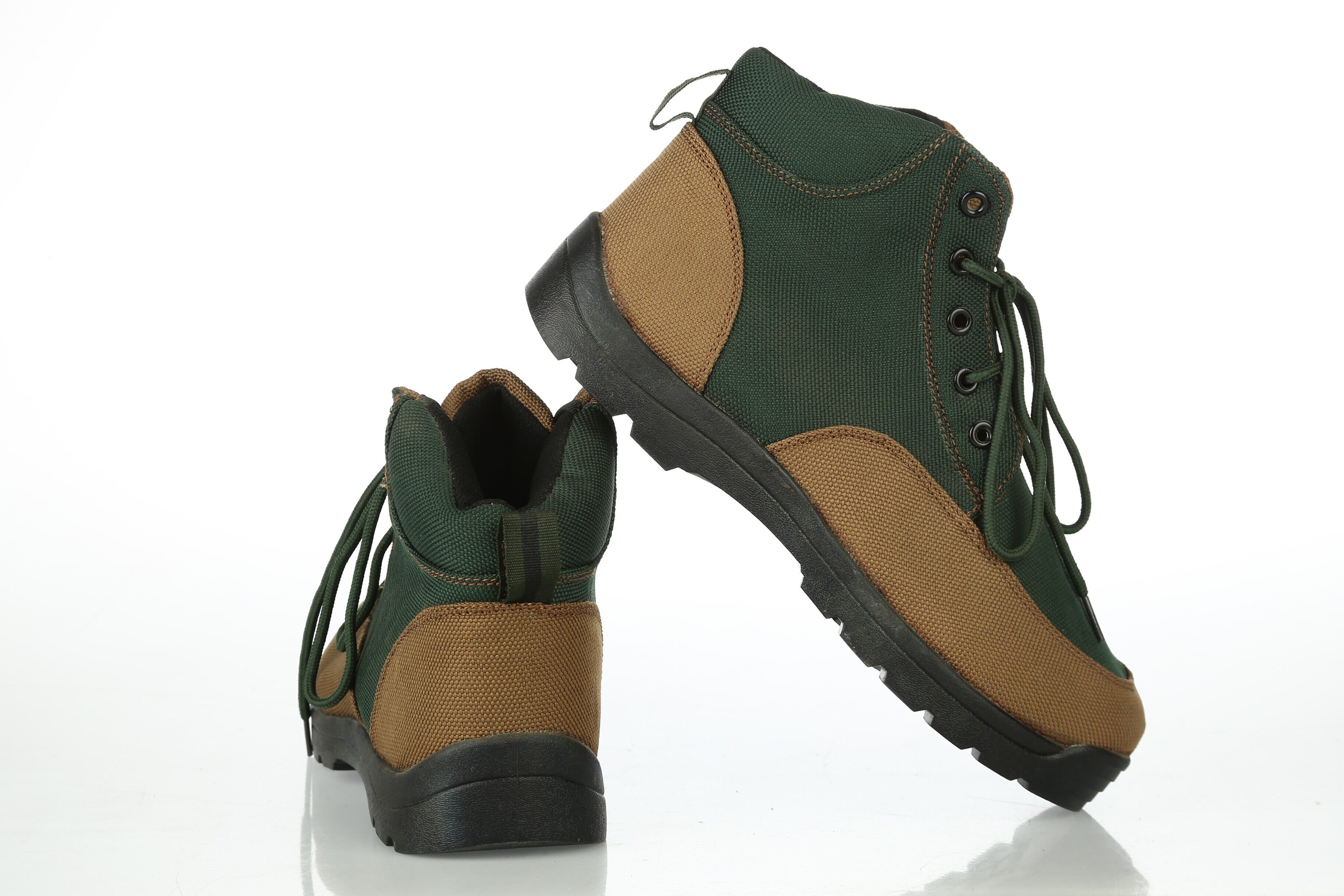 Boots militaires pour homme en toile - Ref 1400984 Image 4