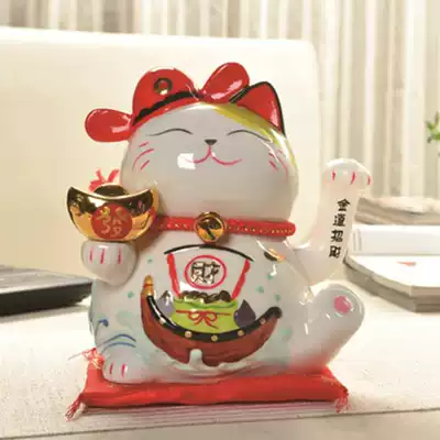 Lucky cat ornaments automatically beckon rich cat shaking model Public table Cash register counter Home housewarming shop opening gift