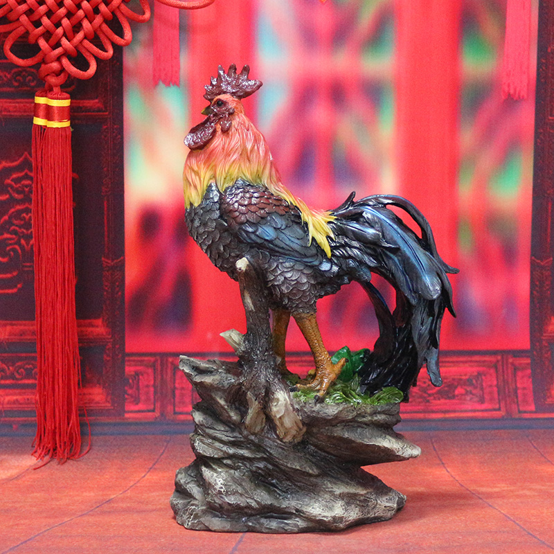 Cinchona blessing ornament Year of the Rooster mascot souvenir Zodiac ornament Home office entrance decoration