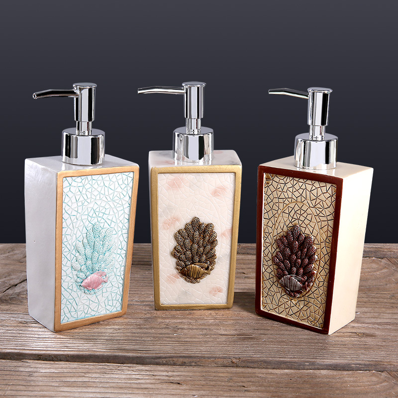Eurostyle Hand Sanitizer Press Bottle Upscale Creative Personality Shampoo Bottle body lotion Bath Lotion Bottle Hotel Lotion Dispensing Bottle