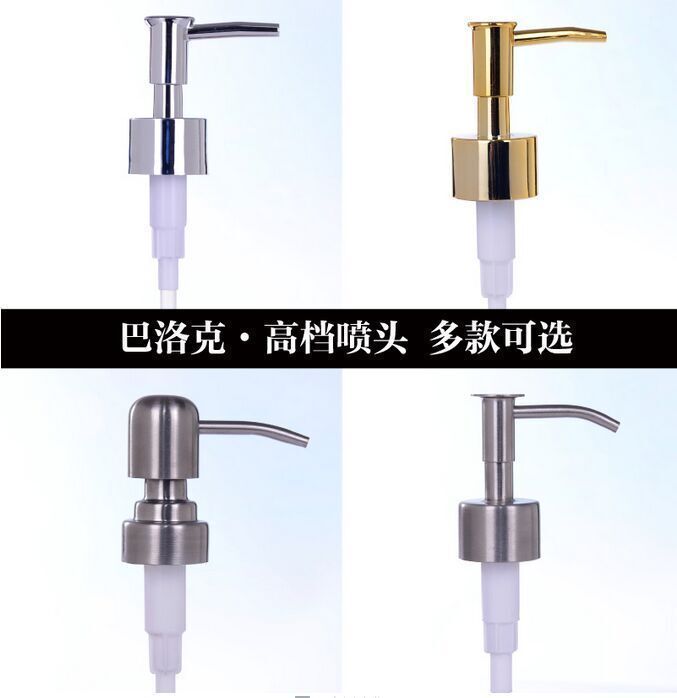 Bottle press head press mouth pump head bathroom hand sanitizer shower gel shampoo press pump squeezer hand press type