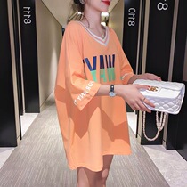 Pregnant womens clothes summer out fashion hot mom pregnant womens tops short-sleeved T-shirts womens postpartum clothes summer fashion trend