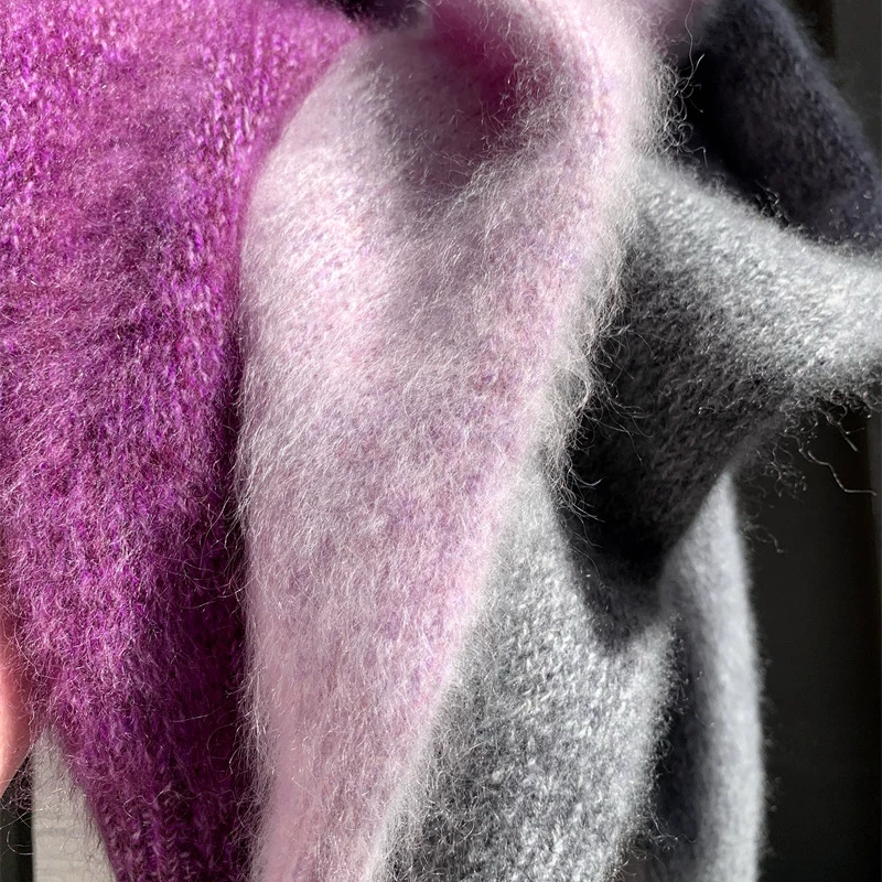 2026 Autumn/Winter New Round Neck Pure Wool Color Dot Yarn Knitted Vest Women's Floral Pullover Sweater Warm 2026 Autumn/Winter New Round Neck Pure Wool Color Dot Yarn Knitted Vest Women's Floral Pullover Sweater Warm