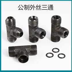 Áp suất cao chuyển đổi ống dầu thủy lực thép carbon số liệu Đầu nối loại D M12 14 16 * 1.5 chuyển đổi ren ngoài trực tiếp