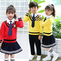 New Years Day children play in a choir costume performance Rhoning school uniforms Inlenwind boys primary and middle school students perform clothes