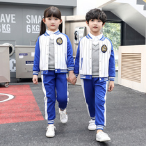 Kindergarten Garden Clothing Spring Autumn Clothing Elementary School Students Banfu Suit Baseball Uniform College Wind Children School Uniforms Pure Cotton Three Sets