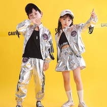 Childrens hip hop street dance dress for male and female jazz dance cheerleaders to perform the kindergartens New Years Day Performance Tide Suit