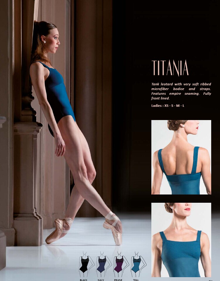 Wei Mo Ballet WearMoi spot French imported ballet dance practice clothes body suit titania