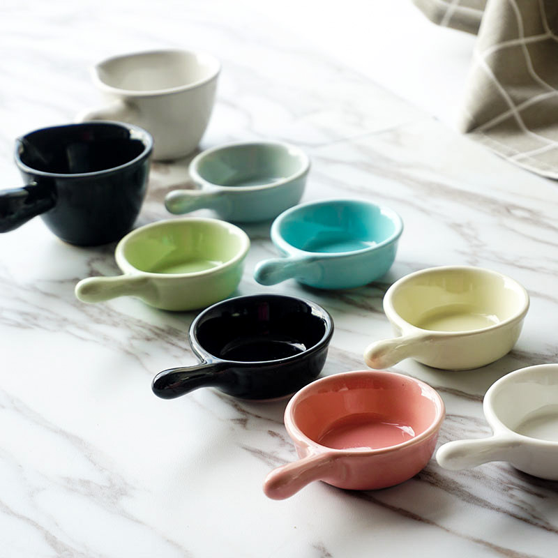 Creative Day Style Handles Mini Small Taste Sauces Sauces Sauces Sauces Sauces Saucer Sauces Ceramic Seasoned Sauces