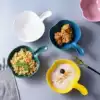 Nordic Ceramic salad bowl Instant noodle bowl Creative fruit shape baked rice bowl with handle Microwave fruit snack baking baking bowl