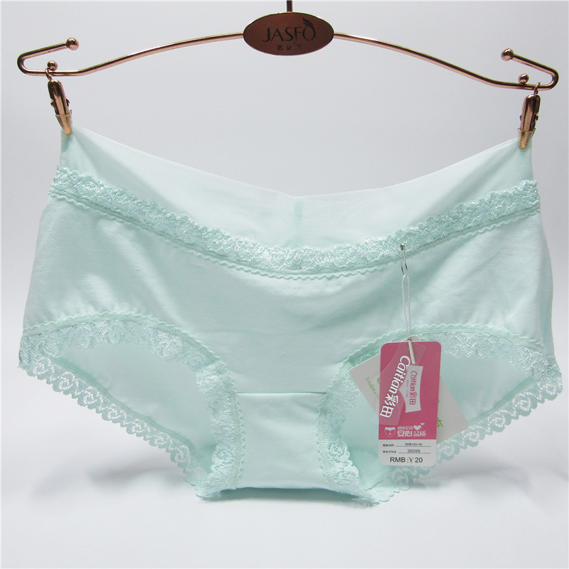 2017 màu mới lĩnh vực đồ lót đích thực nữ cotton hữu cơ cotton eo thấp thoải mái sức khỏe boyshort 4 quần lót phụ nữ