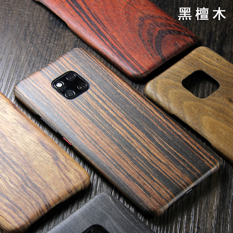 SHOWKOO Kevlar Natural Wood Ultra Slim Case Cover for Huawei Mate 20 Pro & Huawei Mate 20