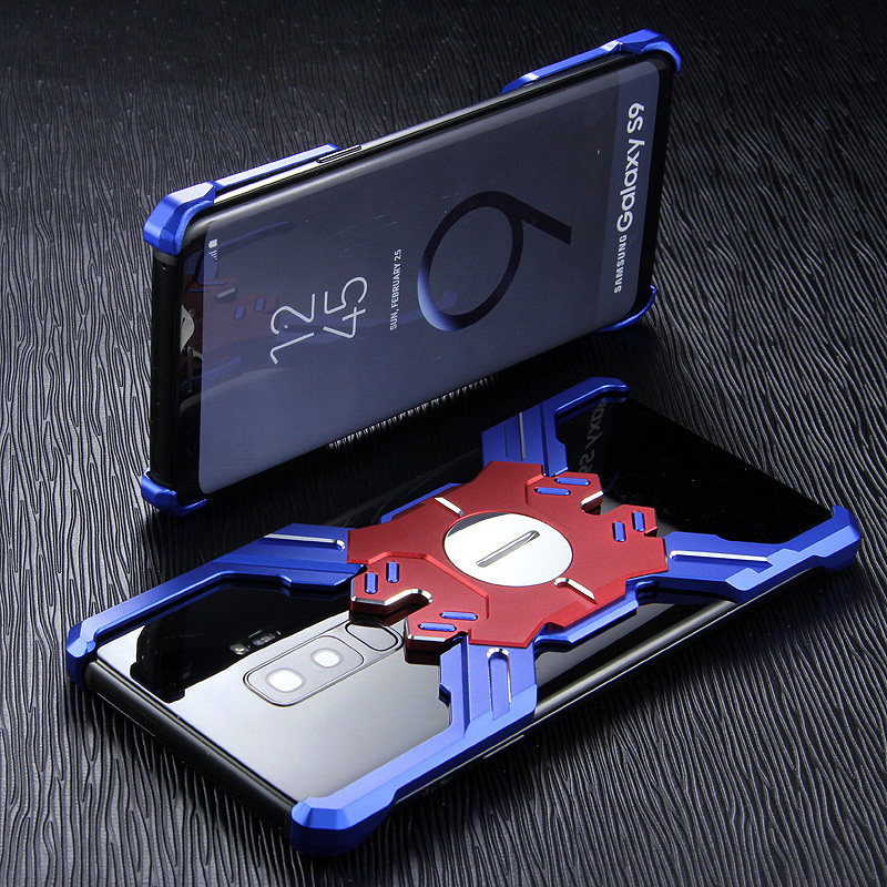 Kylin Armor Heroes Bracket Aluminum Metal Shell Case Cover for Samsung Galaxy S9 Plus & Samsung Galaxy S9