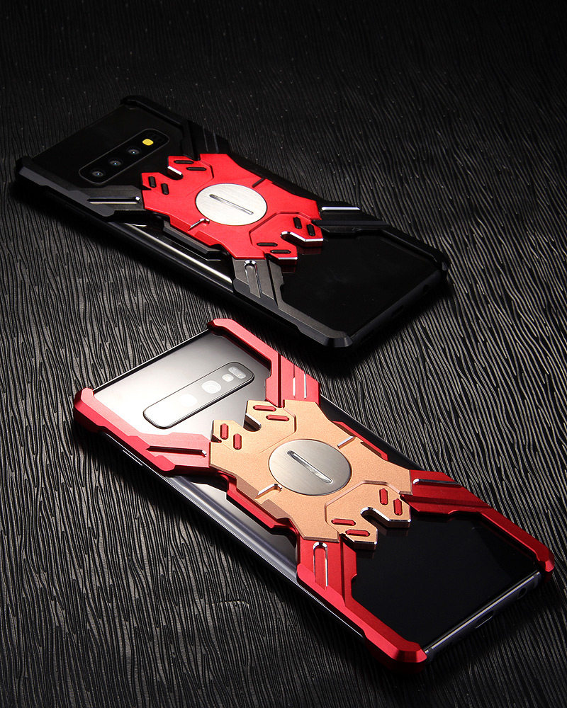 Kylin Armor Heroes Bracket Aluminum Metal Shell Case Cover for Samsung Galaxy S10+ & Galaxy S10 & Galaxy S10e