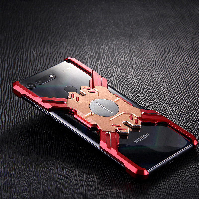 Kylin Armor Heroes Bracket Aluminum Metal Shell Case Cover for Huawei Honor V20