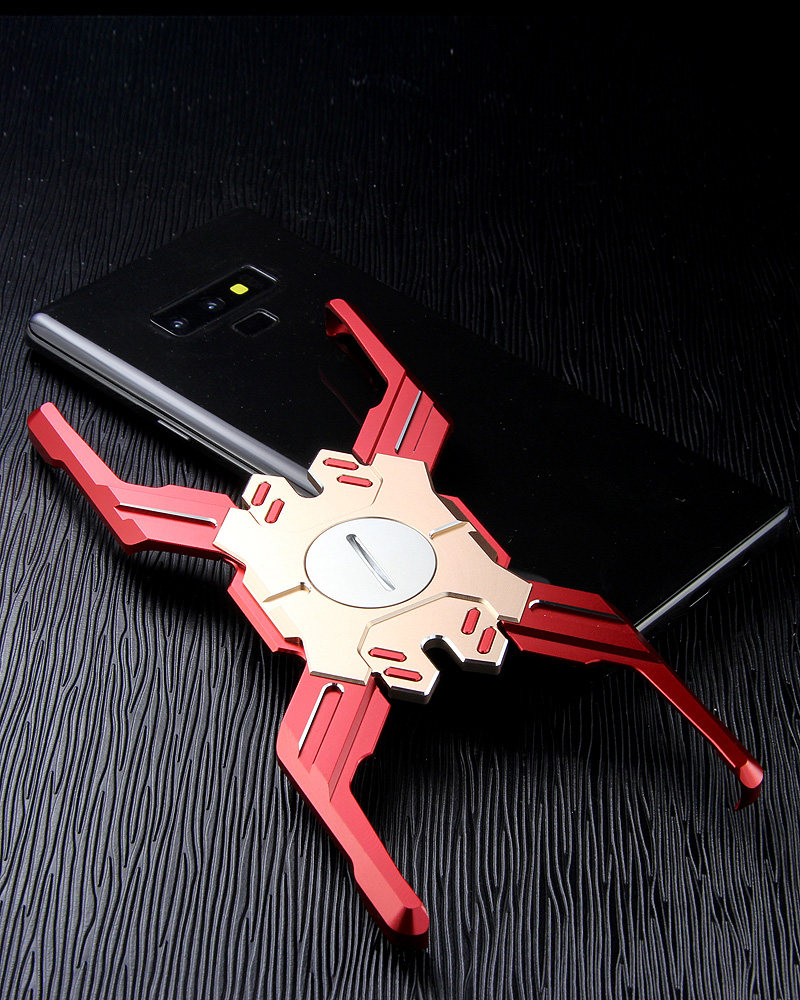 Kylin Armor Heroes Bracket Aluminum Metal Shell Case Cover for Samsung Galaxy Note 9 & Samsung Galaxy Note 8