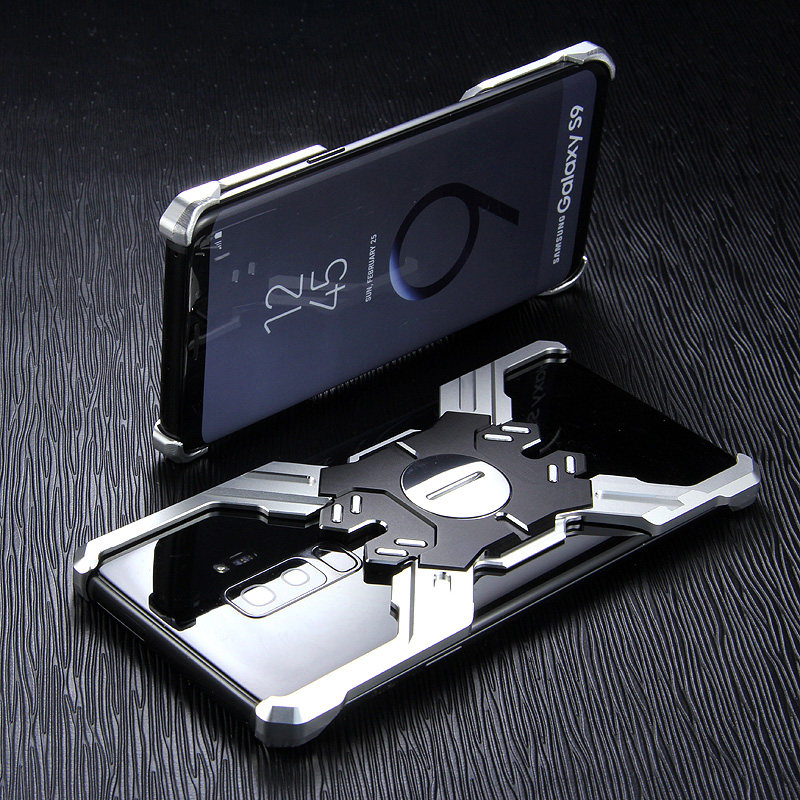 Kylin Armor Heroes Bracket Aluminum Metal Shell Case Cover for Samsung Galaxy S9 Plus & Samsung Galaxy S9