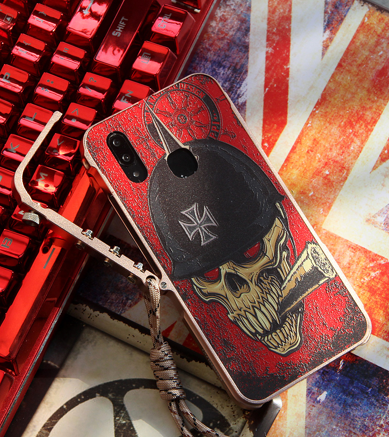 KANENG Mechanical Arm Trigger Aluminum Bumper Metal Frame 3D Cameo Back Cover Case for vivo X21 & vivo X21 UD