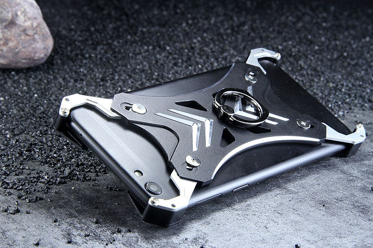 R-Just Blade Master Ring Holder Shockproof Aerospace Aluminum Metal Shell Case Cover for OPPO R9s & OPPO R9s Plus & OPPO F3 Plus
